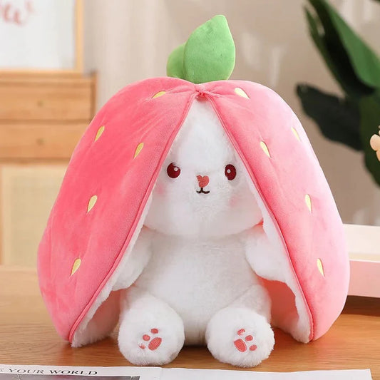 Strawberry Bunny | Pink & Orange | 25cm,35cm & 45cm